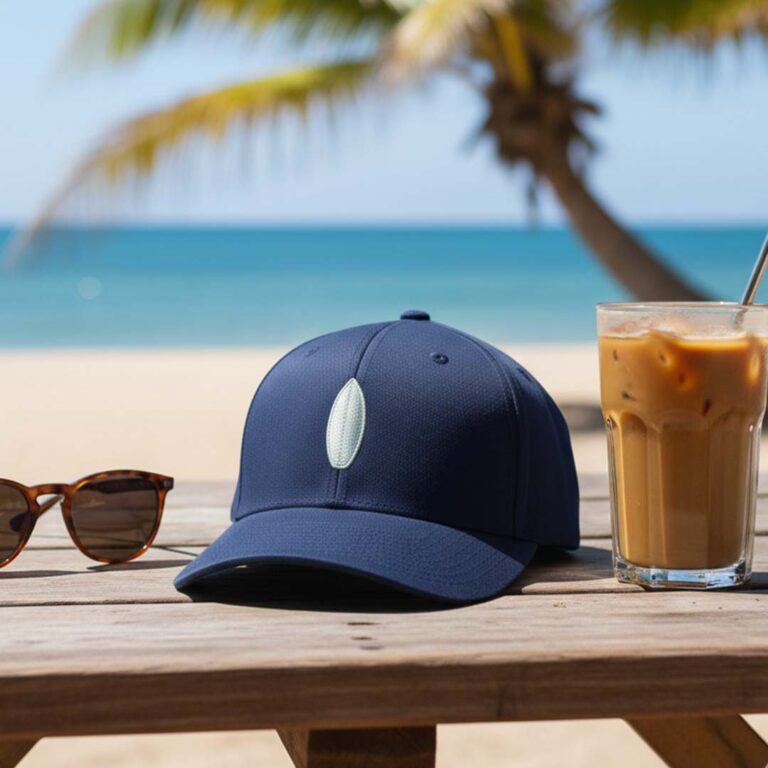 Everyday Pi Surf Cap Blue – Front View | Pi Clothings India