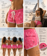 Shell Shock Women's Board Shorts – Detail View | Pi Clothings India